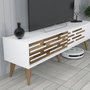 Hanah Home Valensiya 140 Mueble para TV Blanco